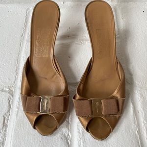 Vintage Ferragamo Kitten Heels